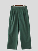 INCERUN Men Sets Short Sleeve Men Suit & Pant Mens Fashion Simple Solid Color Suits Two Pieces Outfits  Men's Casual Suits S-5XL