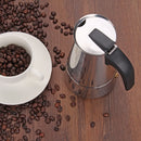 Godmorn Stovetop Espresso Maker Moka Pot Percolator Italian Coffee Maker 300ml/10oz/6 Cup Classic Cafe Maker 430 Stainless Steel Suitable For Induction Cookers