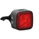 Enfitnix Cubelite III Smart Bike Taillight Brake Sense 400mAh Battery 4 Light Modes USB-C Rechargeable IPX6 Waterproof Wear-resistant Aluminum Shell Bicycle Rear Light for Night Cycling