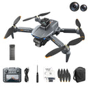 FUNSKY B8S GPS 5G WiFi FPV with 5.9inch LCD Screen Controller 720P HD Dual Camera Servo Gimbal 360 Obstacle Avoidance Brushless Foldable RC Drone Quadcopter RTF