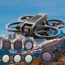 DJI O4/Avata 2 FPV Filter Kit - UV/CPL/ND8/ND16PL/Night/Star Lens Protective Filters