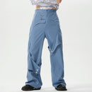 INCERUN Men Deconstructed Design Pants Fashion Comfortable Fabrics Wide Leg Trouser Plus Size