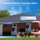 Hiseeu 3MP 8CH NVR + 2 WIFI Security PTZ Camera Kit Human Detection IR Night Vision IP Camera Set Wireless CCTV Surveillance System