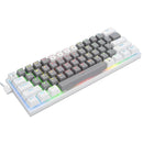 E-YOOSO Z-11 61 Keys Wired Mechanical Gaming Keyboard Hot Swappable Blue/Red Switch Type-C Detachable Wired Cable 60% Layout Gaming Keyboard