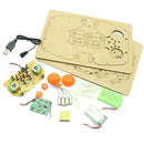 DIY Wooden Remote Control Drone Assembly Kit Remote Control Quadcopter Aircraft Altitude Hold Learning Flying Stem Education Toy Chrismas Gift