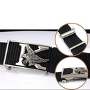 ENNIU 125cm Men's Tactical Nylon Belt Adjustable Luxury Eagle Metal Automatic Buckle Canvas Belts Casual Sports Belts