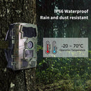 HC888 WIFI Wildlife Trail Hunting Camera 32MP Pixels 4K HD Video Recording IP66 Waterproof 30m Night Distance Phone Connection for Outdoors Natural Photography