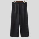 INCERUN Mens Casual Print Color Block Pant Zipper Button Casual Loose Fit Long Pants with Pockets for Men S-5XL