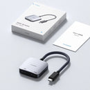 Hagibis TPS01 AR Glasses Adapter USB-C to Glasses and Charging Converter USB-C Hub Charge and Play for Switch Rokid/Xreal/Thunderbird