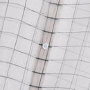 INCERUN Men Shirt Mesh Transparent Plaid Lapel 3/4 Sleeve Short Shirt Fashion Casual Men Clothing Loose Button Camisas