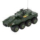 HW Y1802 RTR 1/32 2.4G 8WD RC Car Tank Amphibious Waterproof 360 Rotation LED Light Radio Control Armored Vehicles Models Boys Gifts Toys