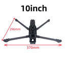 Erdog 7 Inch 8 Inch 9 Inch 10 Inch Frame Kit Compatible with DJI O4 PRO / DJI O3 / VISTA / Analog for RC FPV Racing Drones