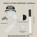 GOUNOD 1pair Sport Fitness Wrist Lifting Straps Wristband Silicone Non-slip Deadlift Grip Belt for Fitness Weightlifting Pull-up Exercise Training