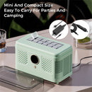 EXPED SMART Portable Mini Countertop Ice Maker Machine Quick 12 Solid Ice Cubes in 20 Mins Quiet & Compact for Home Office Camping Car Use