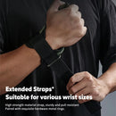 GOUNOD 1Pair Cowhide Sports Fitness Non-slip Palm Wrist Protection Grip Pads for Gym Weightlifting Training Dumbbell Pull-Up