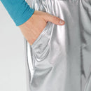 INCERUN Men Shiny Pant with Pockets Party Nightclub Style Pantalons Men's Coated Shiny Elastic Trousers Fashion Personalized Male Long Pants S-5XL