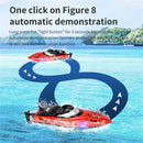 HXJRC HJ811 2.4G 4CH RC Boat High Speed LED Light Speedboat Waterproof 20km/h Electric Racing Vehicles Models Lakes Pools Remote Control Toys