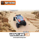 HPI Racing RTR Venture 18 U4 Bronco 4400 1/18 2.4G 4WD Brushed/Brushless RC Car Rock Crawler Off-Road Climbing Truck LCG Two Speed LED Light Straight Axles Vehicles Models Toys