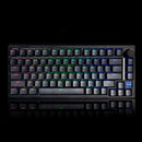 GAMAKAY TK75HE-V2 Magnetic Switch Mechanical Gaming Keyboard 81-Keys Wired RGB Backlit 0.01mm RT Accuracy TOP Structure PBT Keycaps Type-C Wired Keyboards for PC Laptop Computer