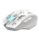 HXSJ T38 Dual-Mode Wireless Gaming Mouse RGB Lighting Silent Click 6 Buttons Adjustable DPI PAW3065 Sensor Type-C Rechargeable Mice for PC Laptop Computer