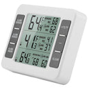 Home Indoor Wireless Digital Audible Alarm Refrigerator Thermometer with 2PCS Sensor Min/Maximum Display