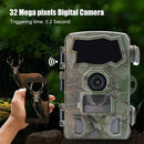 HC888 WIFI Wildlife Trail Hunting Camera 32MP Pixels 4K HD Video Recording IP66 Waterproof 30m Night Distance Phone Connection for Outdoors Natural Photography