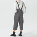 INCERUN Men's Casual Overalls with Adjustable Straps, Loose Fit Wide Leg Jumpsuit for Men Large Size S-5XL