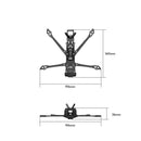 Flywoo Explorer LR 4 Deadcat 4 Inch Long Range Frame Kit Support DJI O4 / O4 PRO Air Unit for DIY FPV Racing Drone