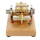 Eachine ET5S Horizontal Two Cylinder Engine Model Water-cooled Cooling Structure Brass And Stainless Steel STEM Engine Toys Collection Gifts