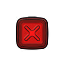 Enfitnix Cubelite III Smart Bike Taillight Brake Sense 400mAh Battery 4 Light Modes USB-C Rechargeable IPX6 Waterproof Wear-resistant Aluminum Shell Bicycle Rear Light for Night Cycling