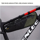ENLEE 2.5L Bicycle Inner Tube Bag Waterproof Side Zipper Night Reflective Strip Narrow Edge Bike Triangle Front Beam Frame Bag
