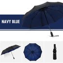 Fully Automatic Double Layer Umbrella Wind-Resistant Design Enhanced Durability with Metal and Fiber Medium Size Water Resistant Available in Multiple Colors