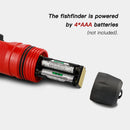 Fishing Finder Sonar Ice Fishing Wireless Handheld Fish Finder with LED Underwater Light 0.8-90m Identification Depth