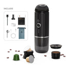 iCafilas Portable Italian Capsule Coffee Machine Capsule Powder Dual-Purpose Handheld Cordless Heating Outdoor Coffee Machine