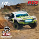 HB Toys RD1201/02/03-1 RTR 1/12 2.4G 4WD 45km/h Brushless RC Car Rock Crawler ESP Gyro Off-Road Short Course Desert Truck Full Proportional LED Light Vehicles Models Oil Filled Shocks Toys