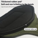 GOUNOD 1Pair Cowhide Sports Fitness Non-slip Palm Wrist Protection Grip Pads for Gym Weightlifting Training Dumbbell Pull-Up