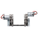 Heng Long 3918-1 1/16 RC Tank Spare Parts Metal Tracks/Drive Wheels/Transmission Gearbox Vehicles Model Accessories