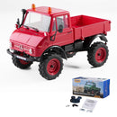 FMS FCX24 RTR Mercedes for Benz 421 Unimog 1/24 2.4G 4WD RC Car Rock Crawler Two Speed Portal Axles Off-Road Climbing Truck LED Light Full Proportional Vehicles Models Toys