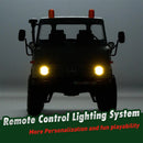 FMS FCX24 RTR Mercedes for Benz 421 Unimog 1/24 2.4G 4WD RC Car Rock Crawler Two Speed Portal Axles Off-Road Climbing Truck LED Light Full Proportional Vehicles Models Toys