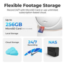 IMILAB C40 8MP 4K HD Security Camera 5G WiFi Indoor Surveillance for Kid Baby Pet PTZ Cam with Person Pet Track Powerful AI Detect Cameras Work with Alexa Google Assistant