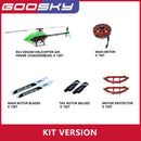 GooSky RS4 6CH 3D Direct Drive Brushless Motor 400 Class Flybarless RC Helicopter for Venom Kit Version
