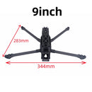 Erdog 7 Inch 8 Inch 9 Inch 10 Inch Frame Kit Compatible with DJI O4 PRO / DJI O3 / VISTA / Analog for RC FPV Racing Drones