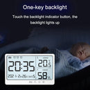 LCD Digital Temperature Humidity Meter -10~50 Measurement Electronic Thermometer Hygrometer LCD Display Alarm Clock