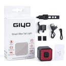GIYO Smart Bike Taillight 350mAh Battery Waterproof 6 Light modes 26g Lightweight Mini Bicycle Back Light