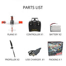 Eachine Mini T-28 Trojan EPP 400mm Wingspan 2.4G 6-Axis Gyro RC Airplane Trainer Fixed Wing RTF Mode 2 One Key Return for Beginner Two Batterries/Three Batterries