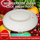 Household Refrigerator Deodorizing Sterilizing Air Purifier 18650mAh 3 Mode Adjustment Intelligent Ozone Deodorizer Fresh-Keeping Sterilization Deodorizer