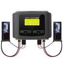 HTRC C6X2 AC 150W DC 240W Dual Channel LCD Screen Lipo Charger RC Balance Discharger for 1~6S LiPo LiFe Lilon 1~15S NiCd NiMH Battery