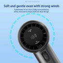 GF02 199 Gears High Speed Handheld Fan Portable Cooler Fans USB Rechargeable 3500mAh Electric Fan Mini Air Conditioner