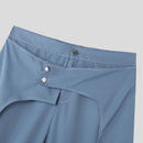 INCERUN Men Deconstructed Design Pants Fashion Comfortable Fabrics Wide Leg Trouser Plus Size