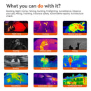 GTGUARD H3 Thermal Imaging Monocular AI Super-resolution384*288Thermal Camera Multiple Scenes Handheld IR Night Vision Goggles